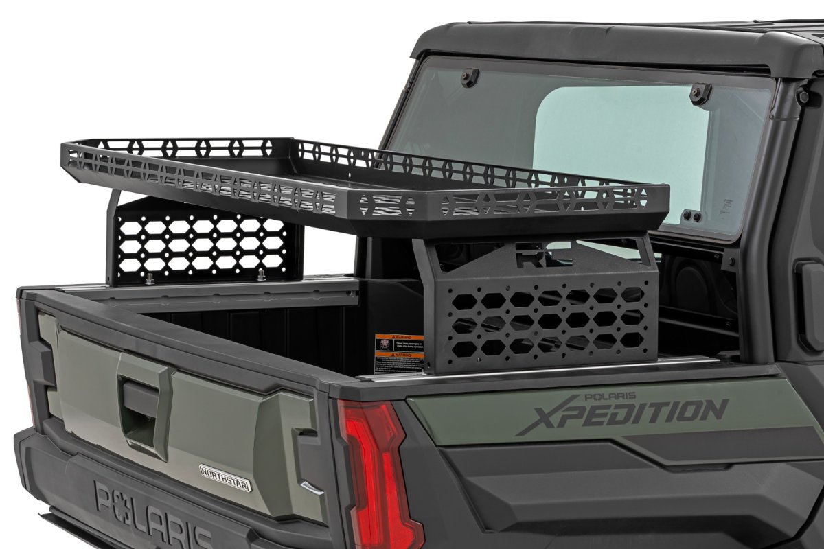 Polaris Xpedition XP Bed Rack - Rough Country - Spare Tire Mount